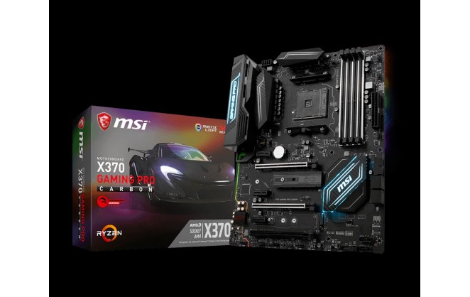 MSI X370 GAMING PRO CARBON AMD X370 AM4 DDR4 SATA3 M.2 2-Way SLi/3